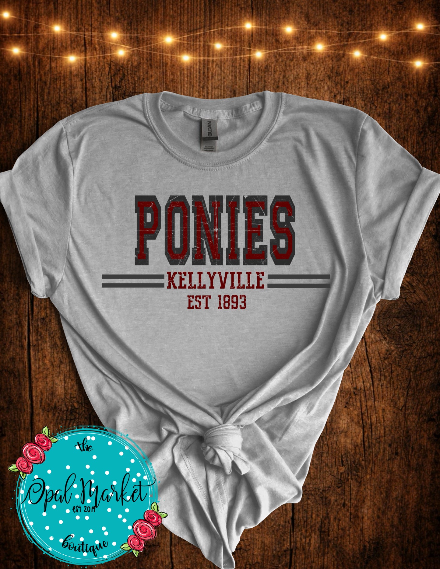 Kellyville Ponies Vintage Varsity Tee
