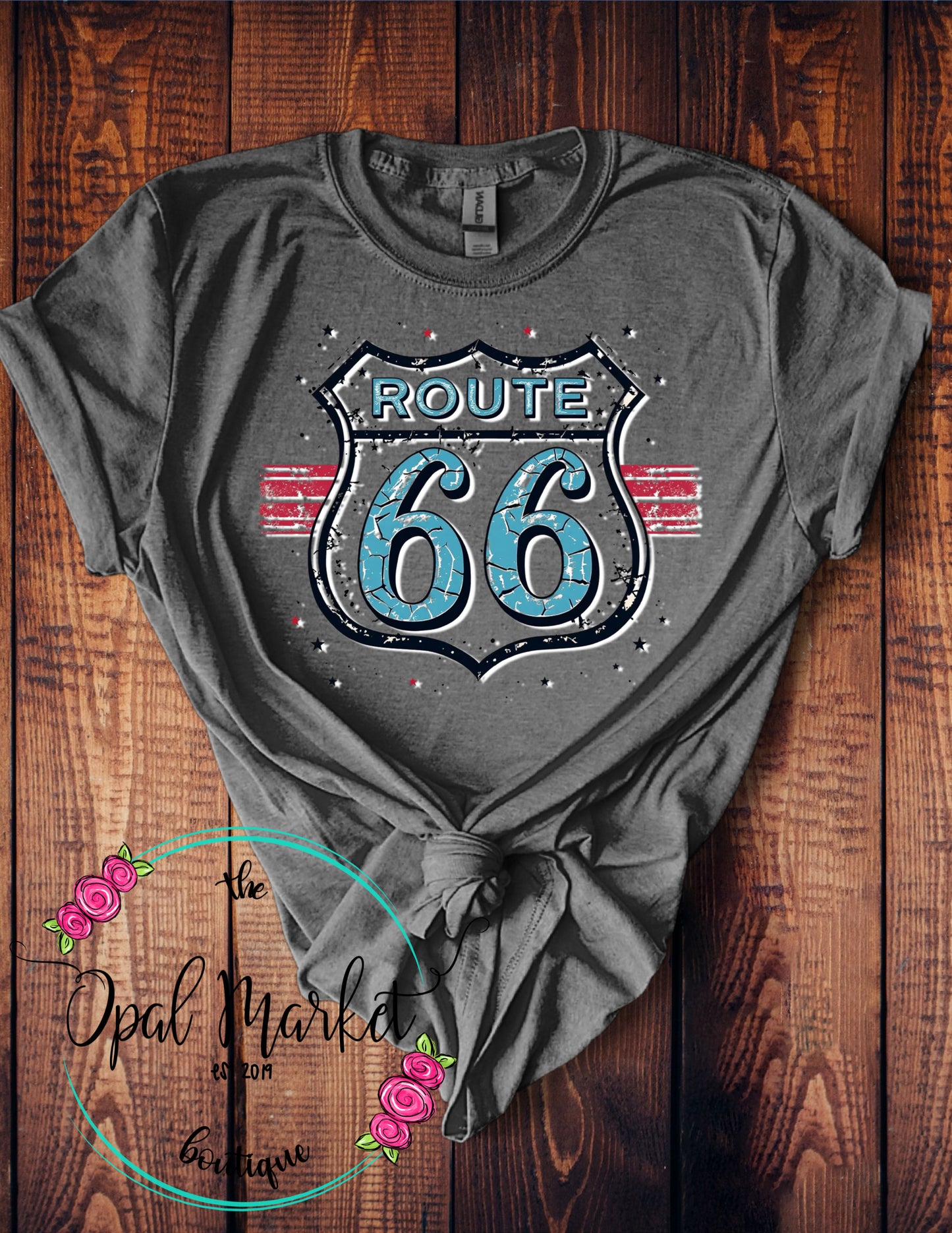 Route 66 Vintage Design Tee
