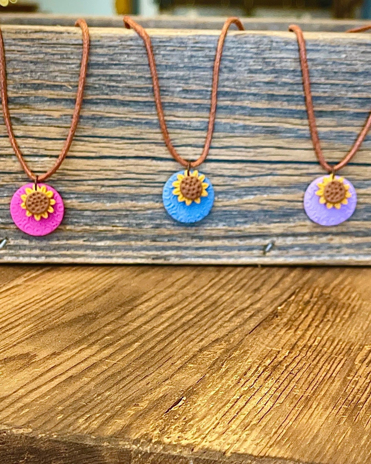 Sunflower Necklace