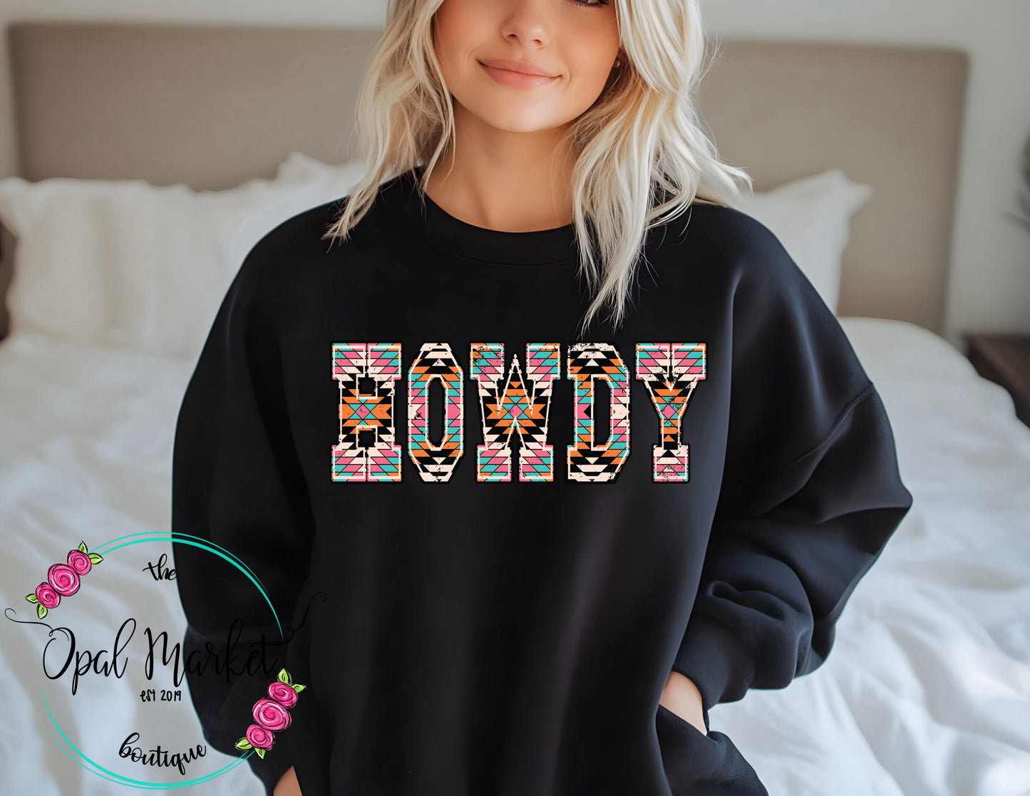 Howdy Aztec Sweatshirt