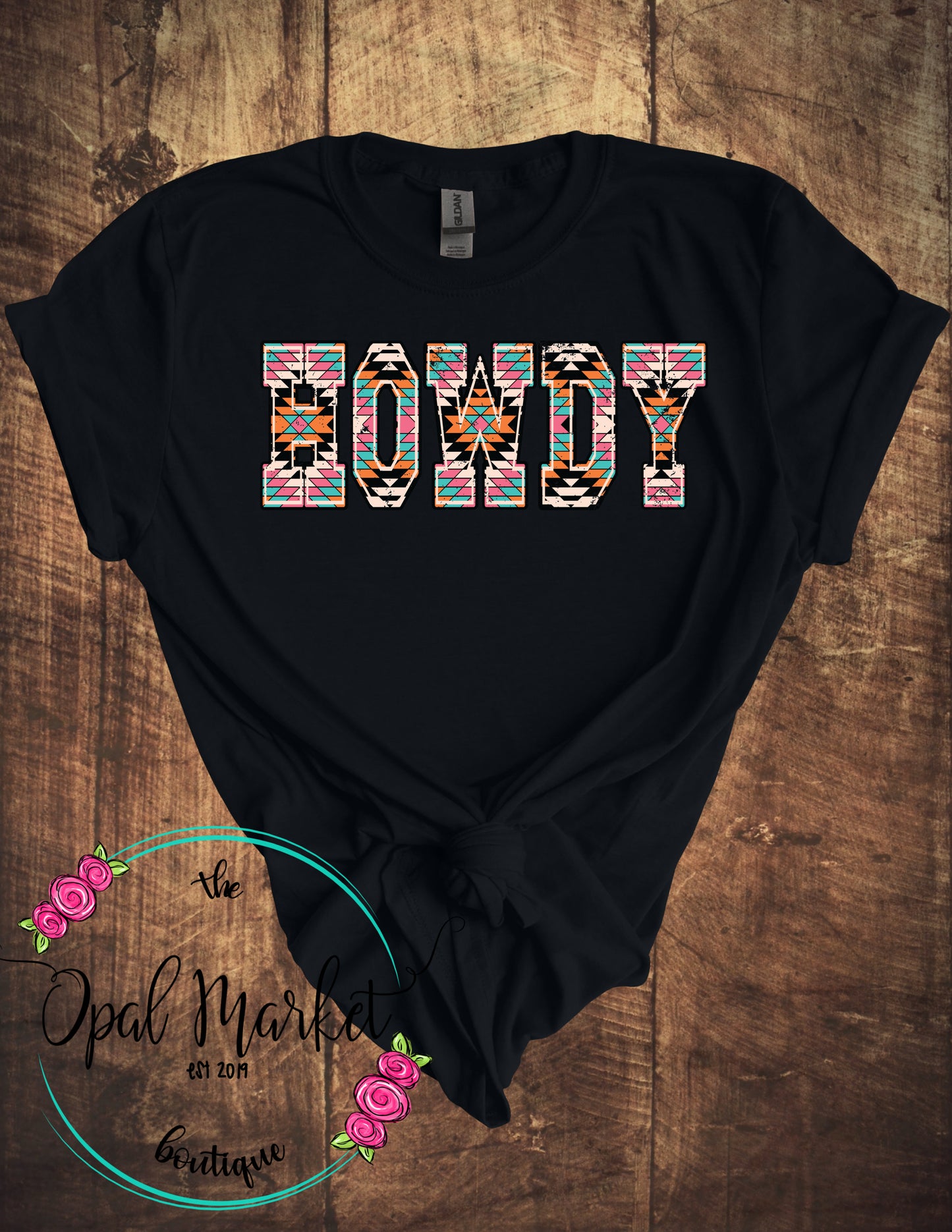 Howdy Aztec Tee
