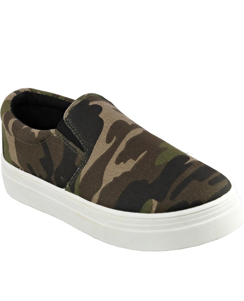 Slip On Camo Sneaker