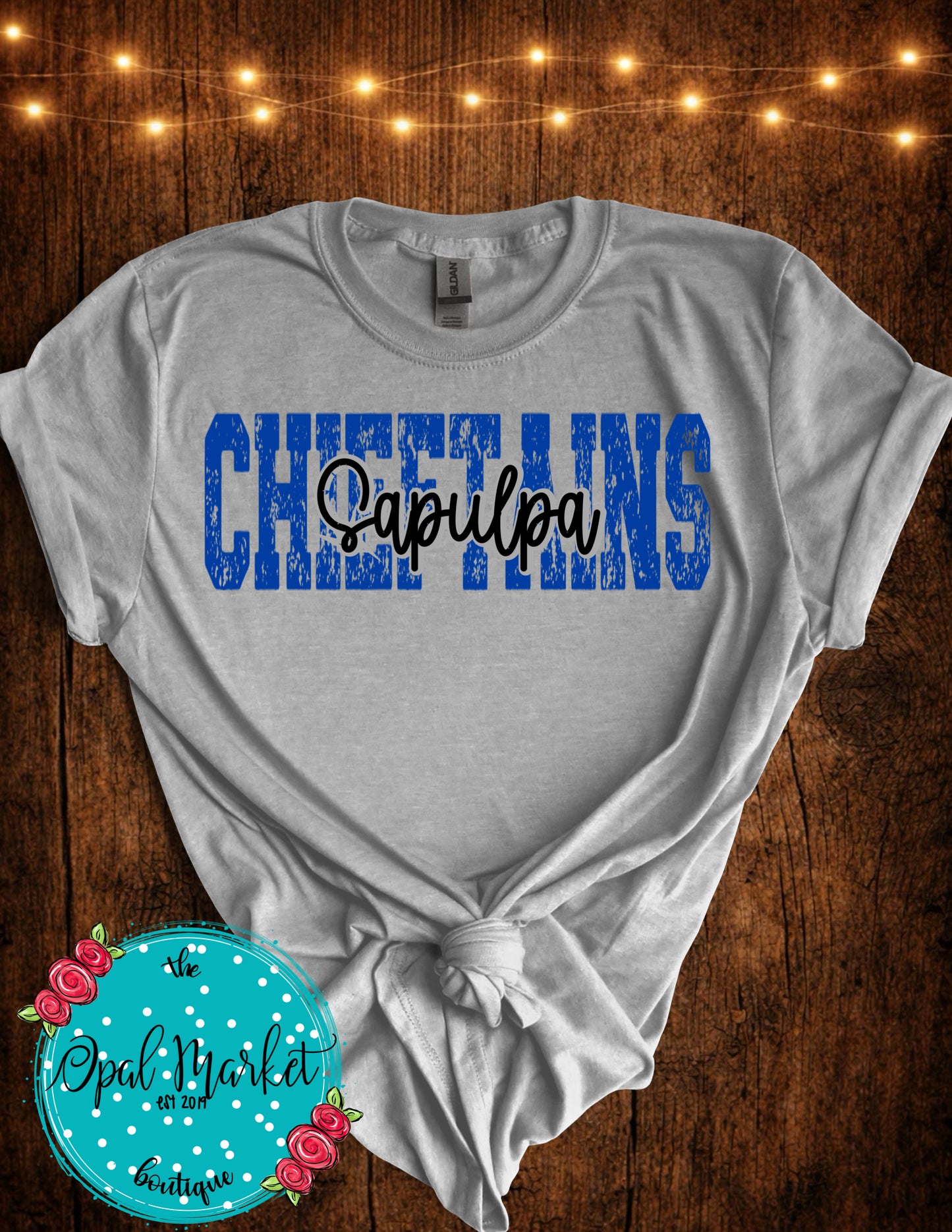 Sapulpa Chieftains Vintage Varsity Tee 2