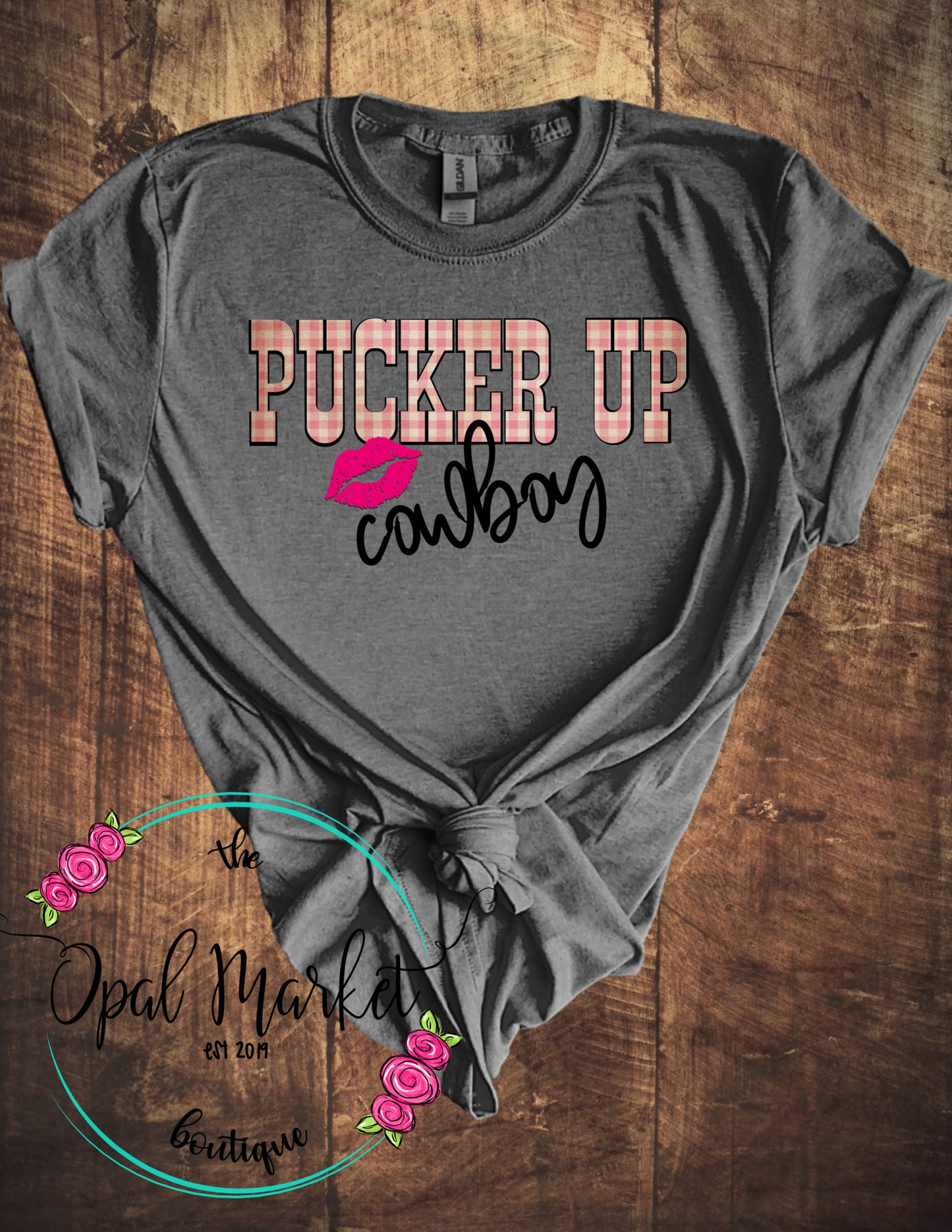 Pucker Up Cowboy Tee