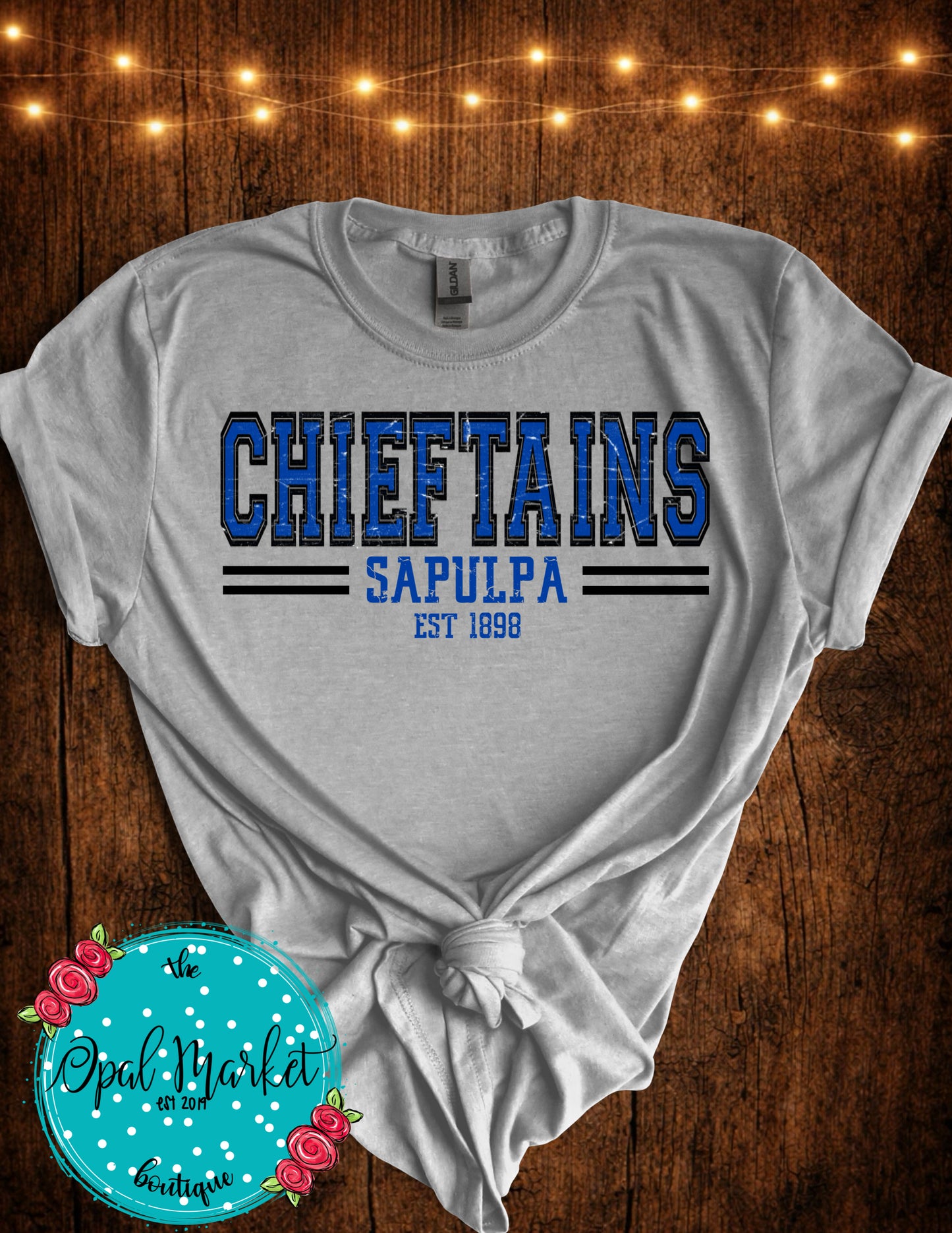 Sapulpa Chieftains Vintage Varsity Tee