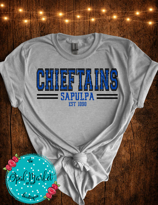 Sapulpa Chieftains Vintage Varsity Tee