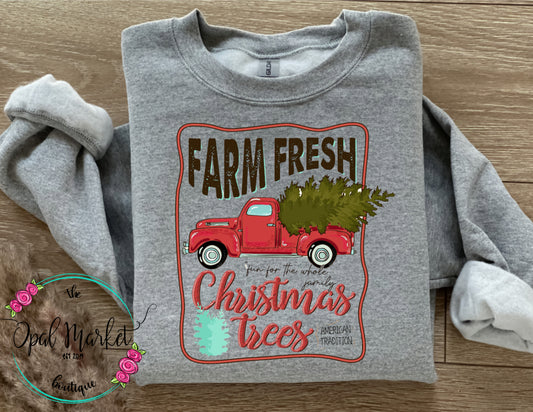 Christmas Trees Sweatshirt